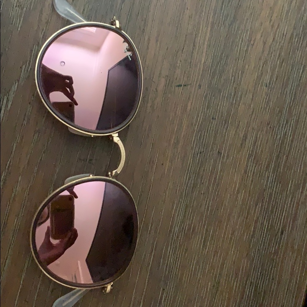 Super neat pink bendable ray bans